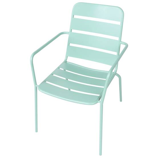 Beliani - Chaise de jardin Métal Vert menthe TERENZO - Beliani - Image 6