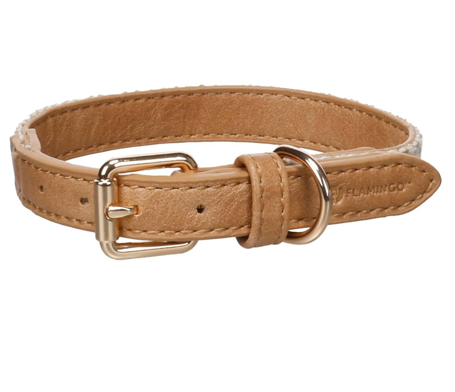 Eden - Chien Collier Lara Beige S 31-39cm 20mm - Image 3