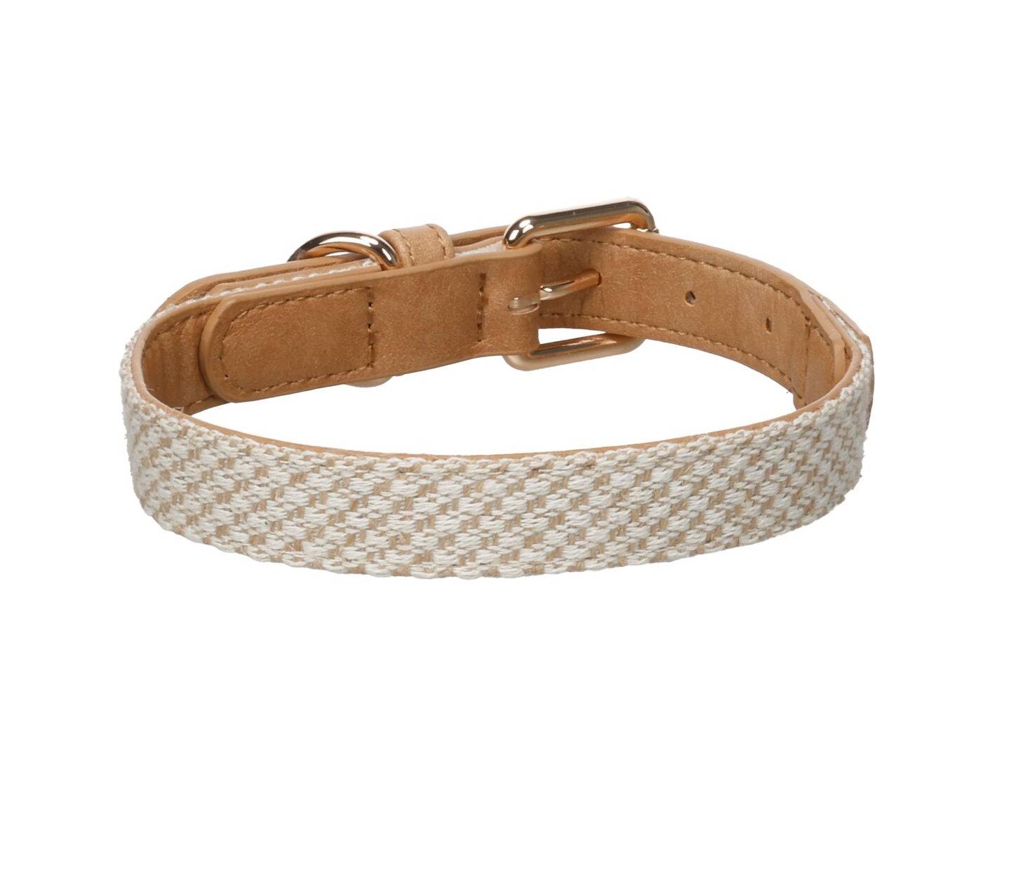 Eden - Chien Collier Lara Beige S 31-39cm 20mm - Image 1