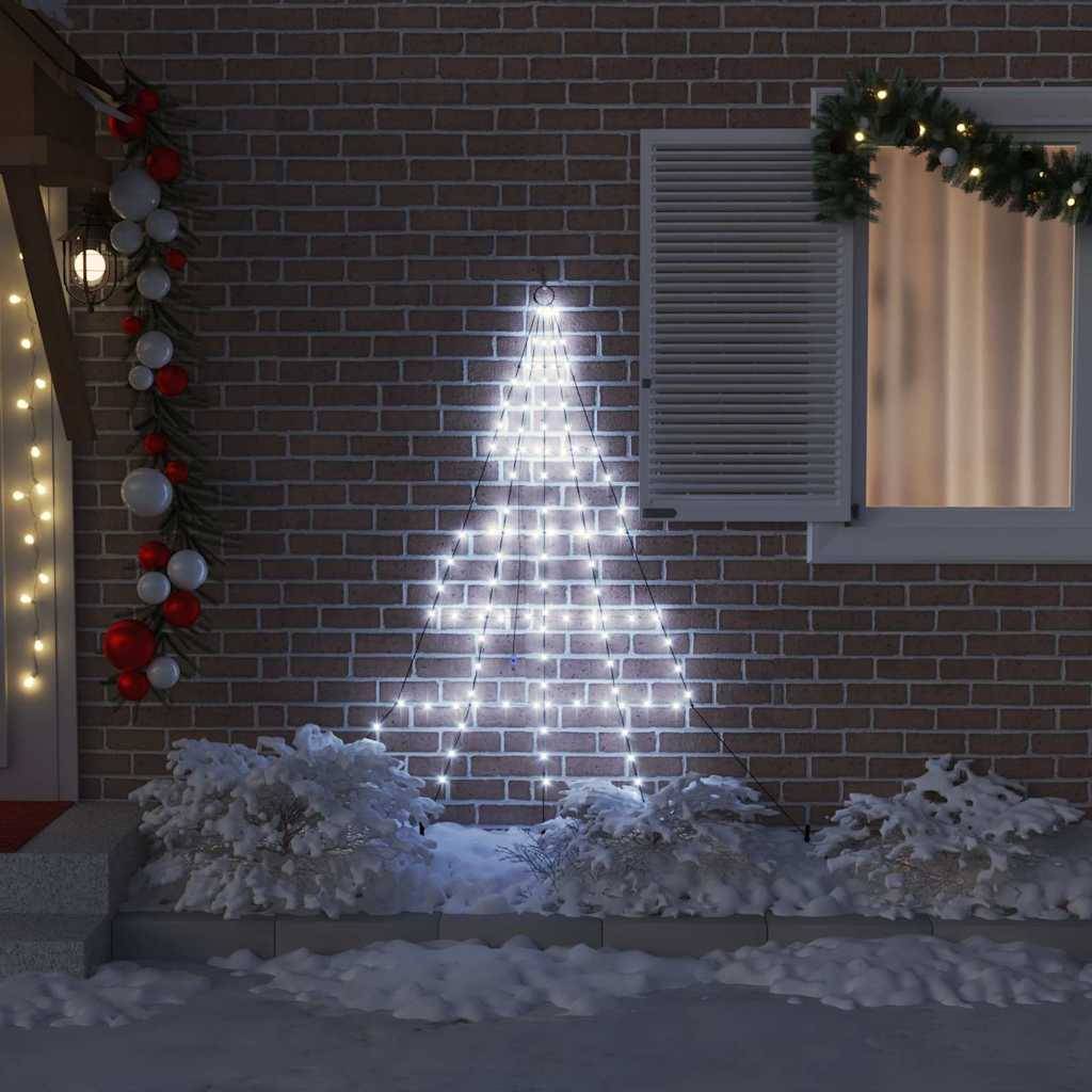 Vidaxl - Arbre de Noël LED avec piquets au sol Blanc froid 182 cm Métal vidaXL 42018738 - Image 4