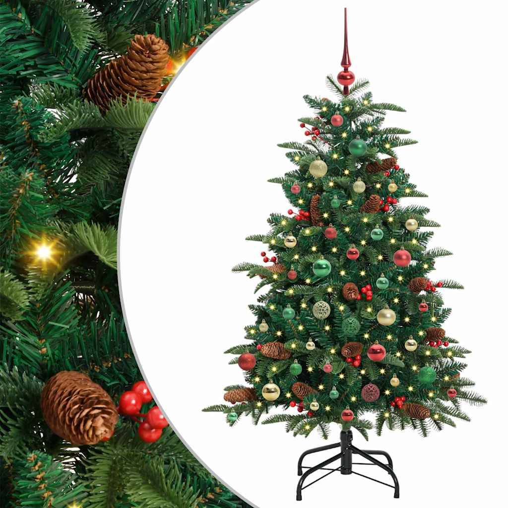 Sapin de Noël | Arbre de Noël artificiel Vert 150 cm PVC, métal et plastique Maison Chic - Image 1