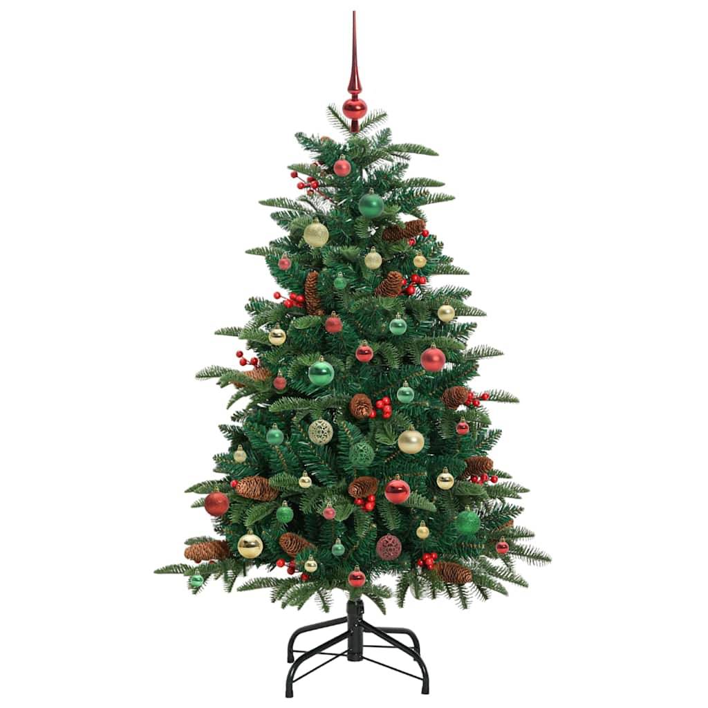 Sapin de Noël | Arbre de Noël artificiel Vert 150 cm PVC, métal et plastique Maison Chic - Image 6