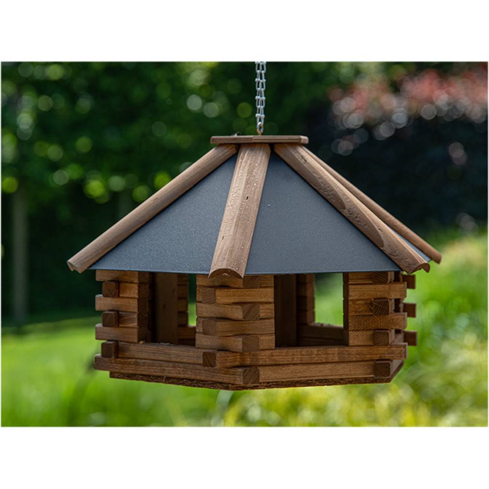 animallparadise - Mangeoire à graines EGIS 46 x 46 x 35 cm, pour oiseaux - Image 5