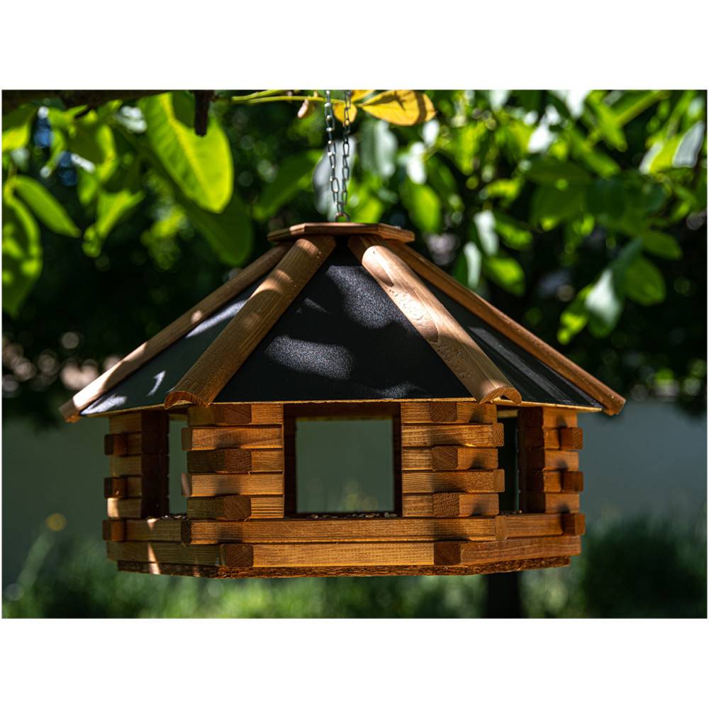 animallparadise - Mangeoire à graines EGIS 46 x 46 x 35 cm, pour oiseaux - Image 6