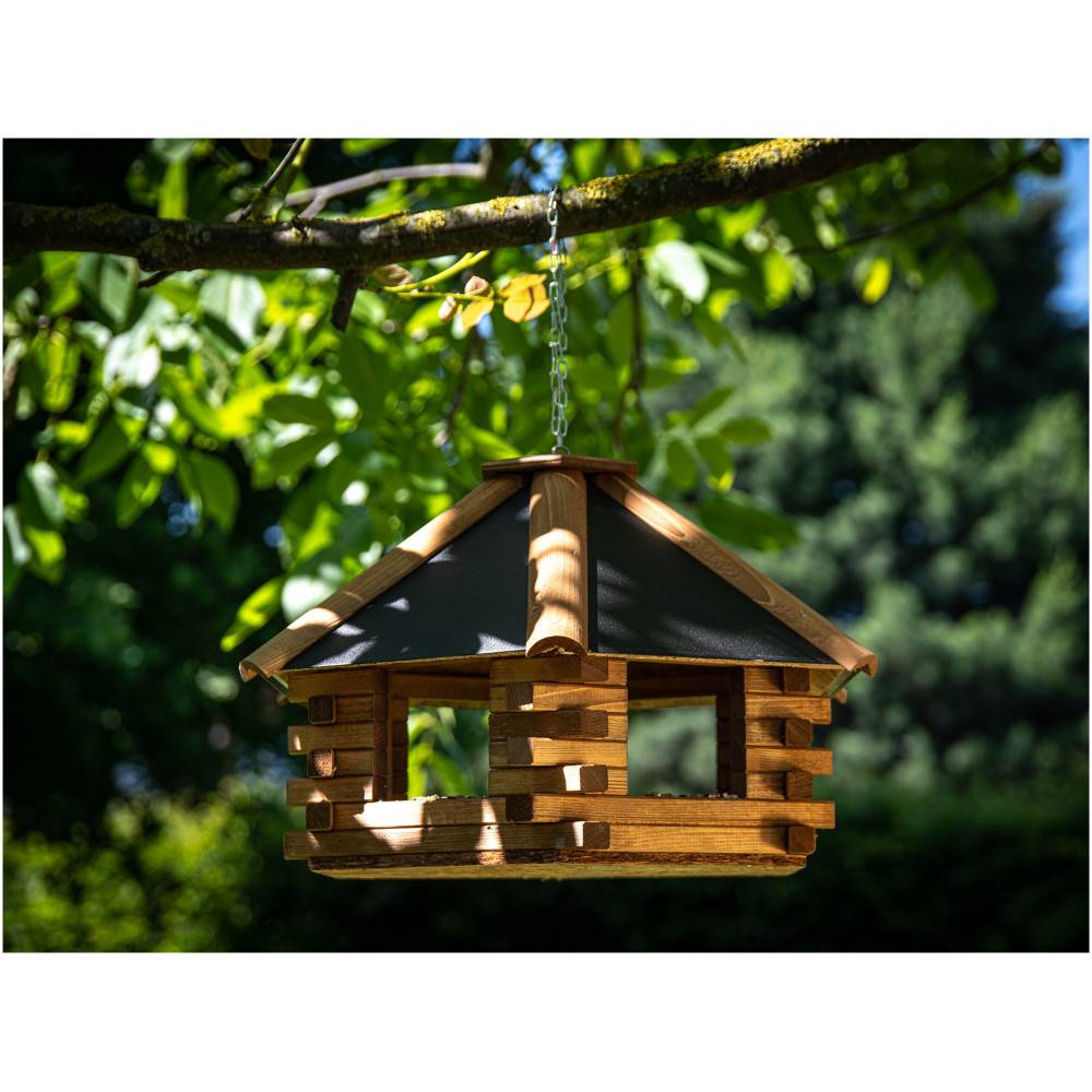animallparadise - Mangeoire à graines EGIS 46 x 46 x 35 cm, pour oiseaux - Image 7