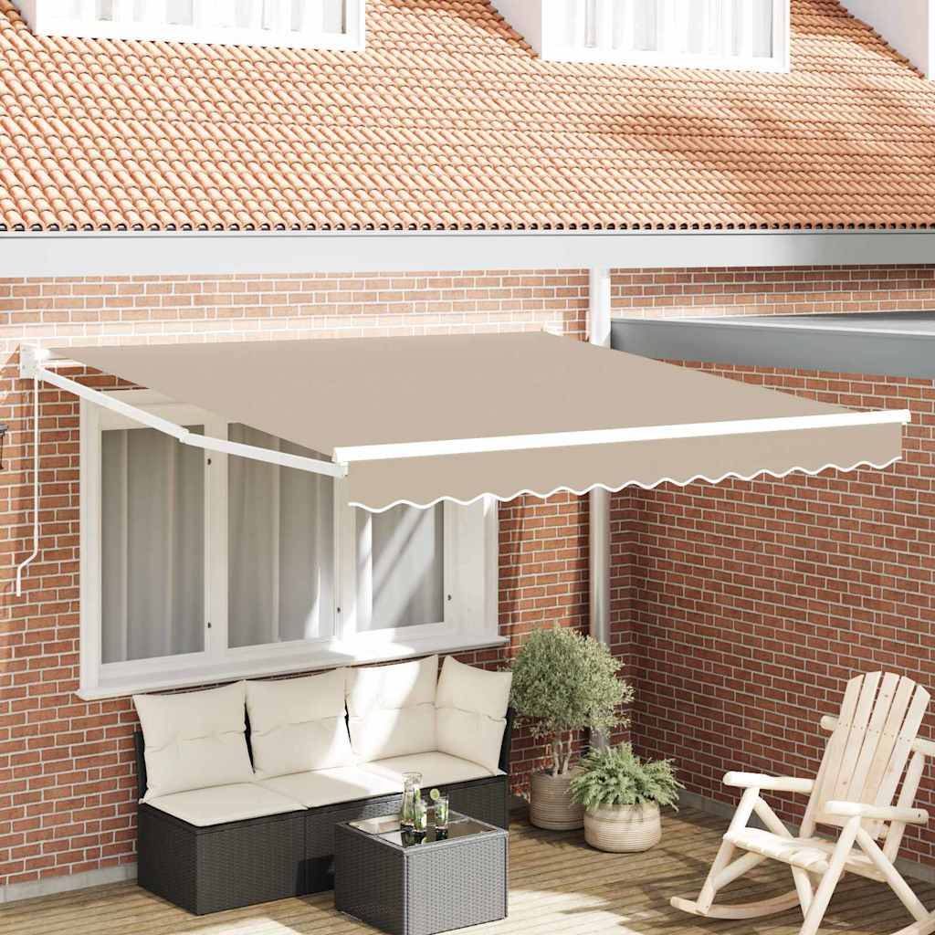 Prolenta Premium - Store banne aluminium thermolaqué beige 330 x 20 cm - Prolenta premium p3210.3 - Image 1