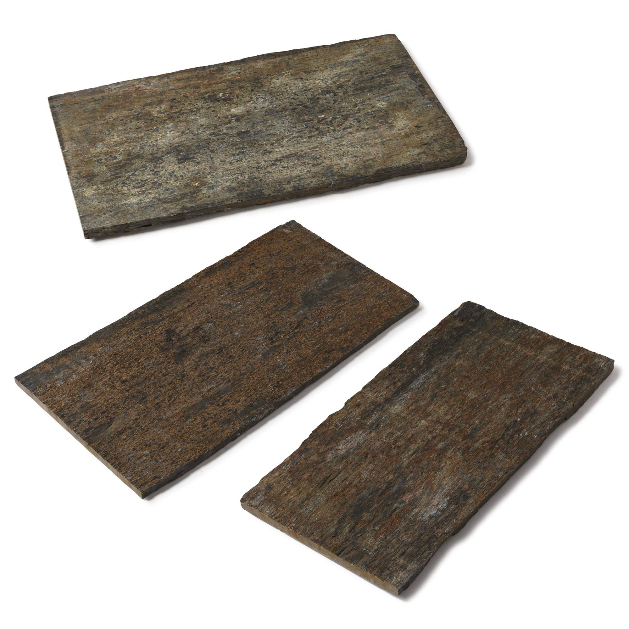 Sans Marque - Pas japonais Rectangle Schiste 100x50x3-7 cm (lot de 15) - RO'MA NATURE - Image 4