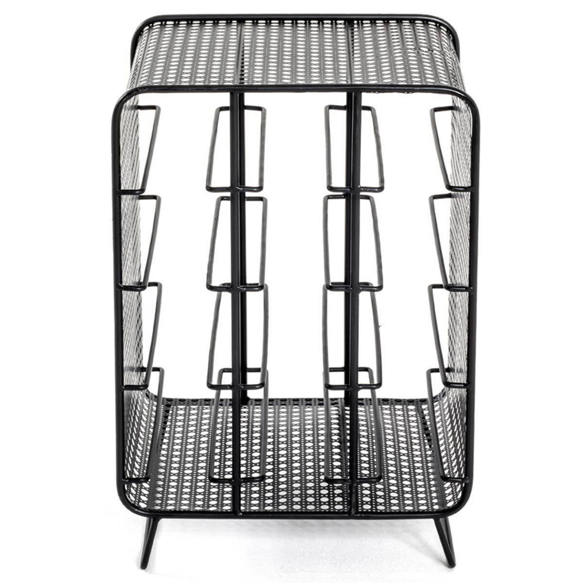 Paris Prix - Porte-Bouteilles en Acier "12 Bouteilles" 46cm Noir - Image 2