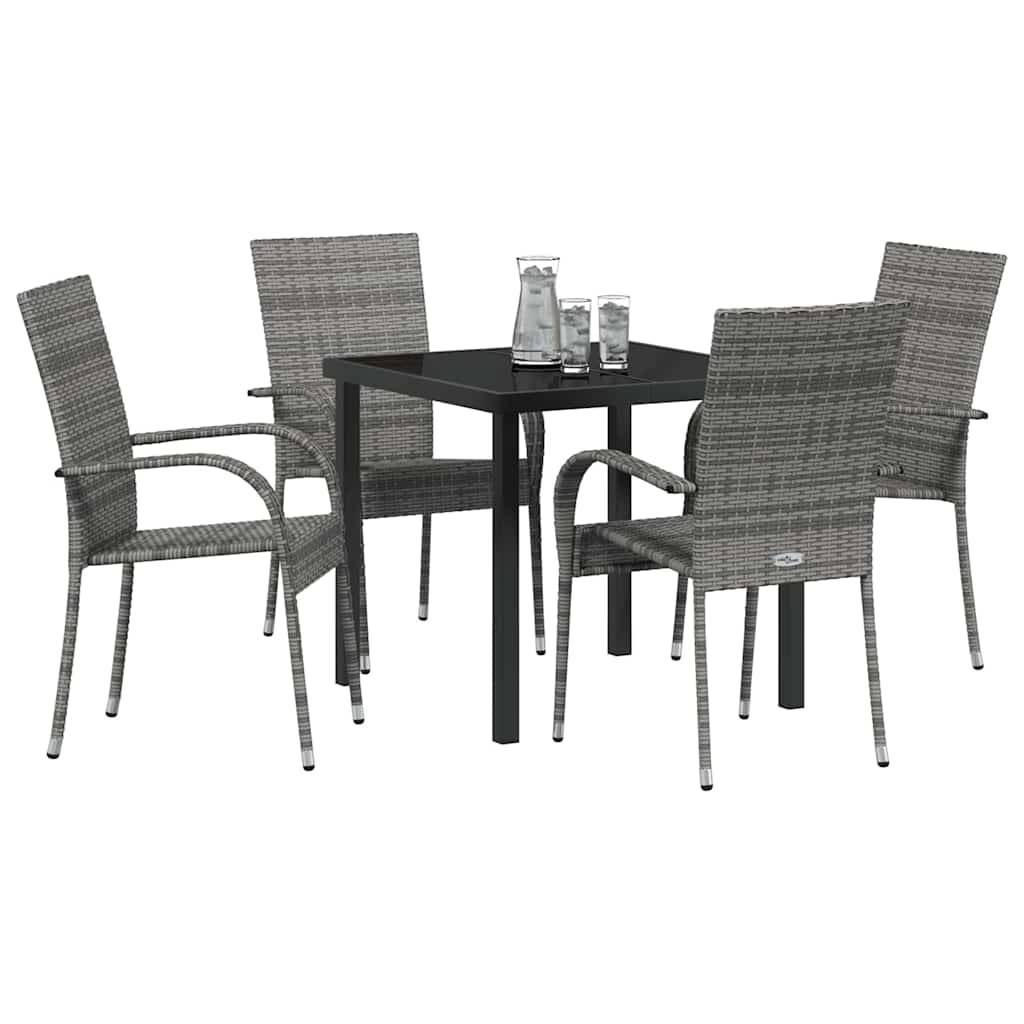 ComfortXL - Salon de Jardin 4 Places pour une Utilisation Quotidienne avec Table Verre Gris – ComfortXL Outdoor Living - Image 3