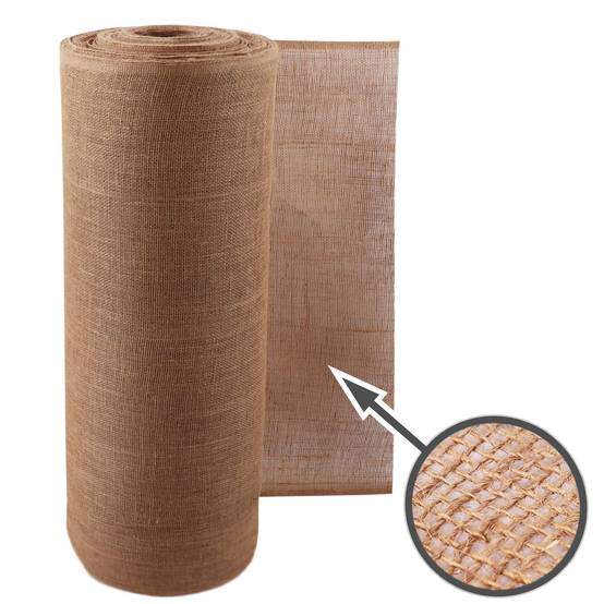 70m x 1m tissu de jute 215g/m² tapis de jute jute de jardin tissu de jute toile de jute ruban de jute - Image 4