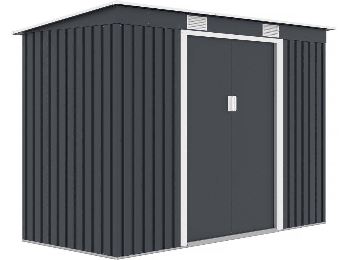 Habitat Et Jardin - Abri De Jardin Métal Monopente "austin" - 3,14 M2 - Gris -habitat Et Jardin - Image 1