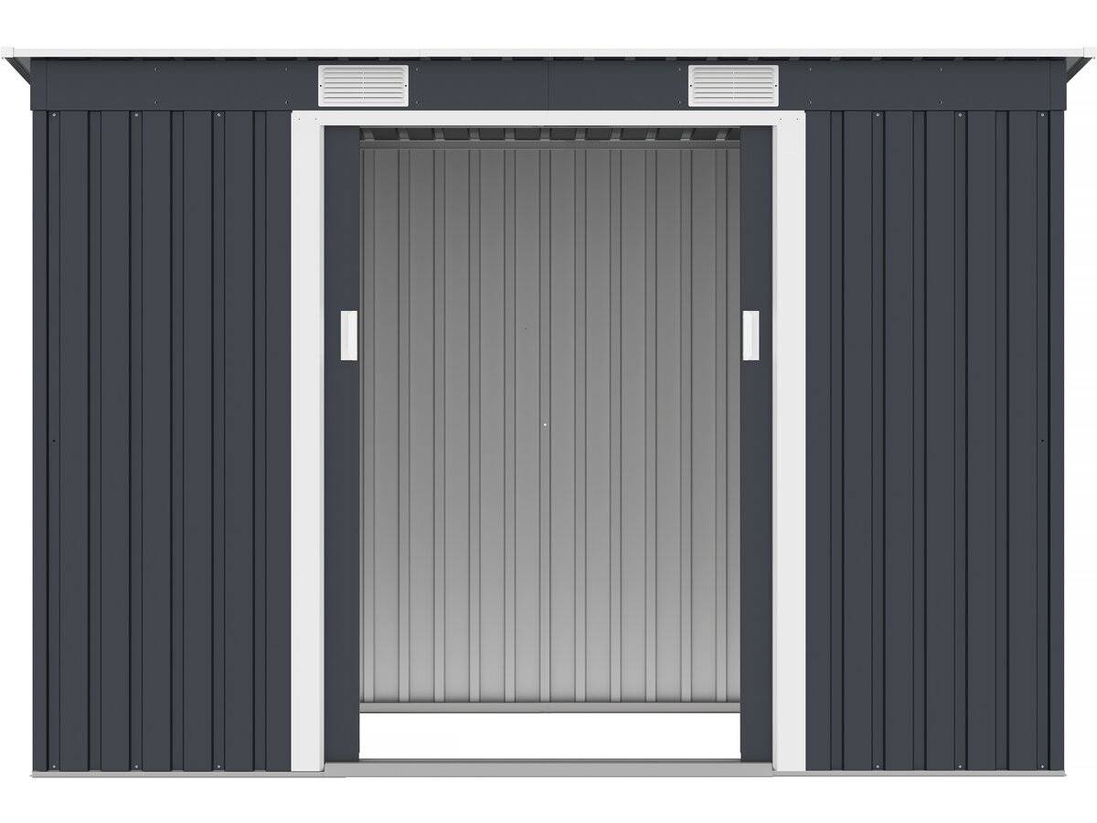 Habitat Et Jardin - Abri De Jardin Métal Monopente "austin" - 3,14 M2 - Gris -habitat Et Jardin - Image 6