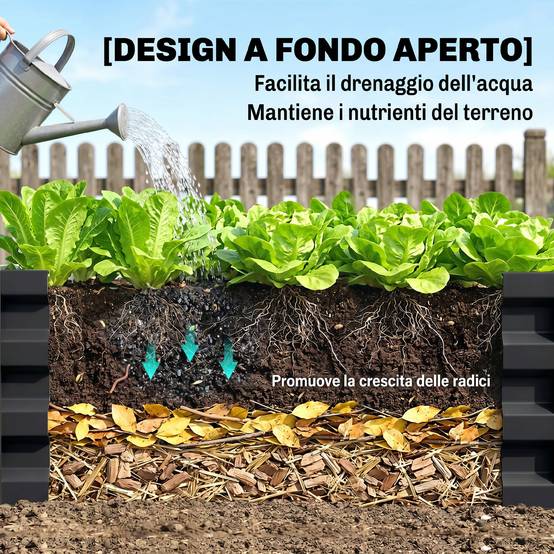 ComfortXL - Carré Potager Métal Acier Galvanisé Jardin Plantes Sans Fond 120x120x30cm Gris - ComfortXL Outdoor Living - Image 8