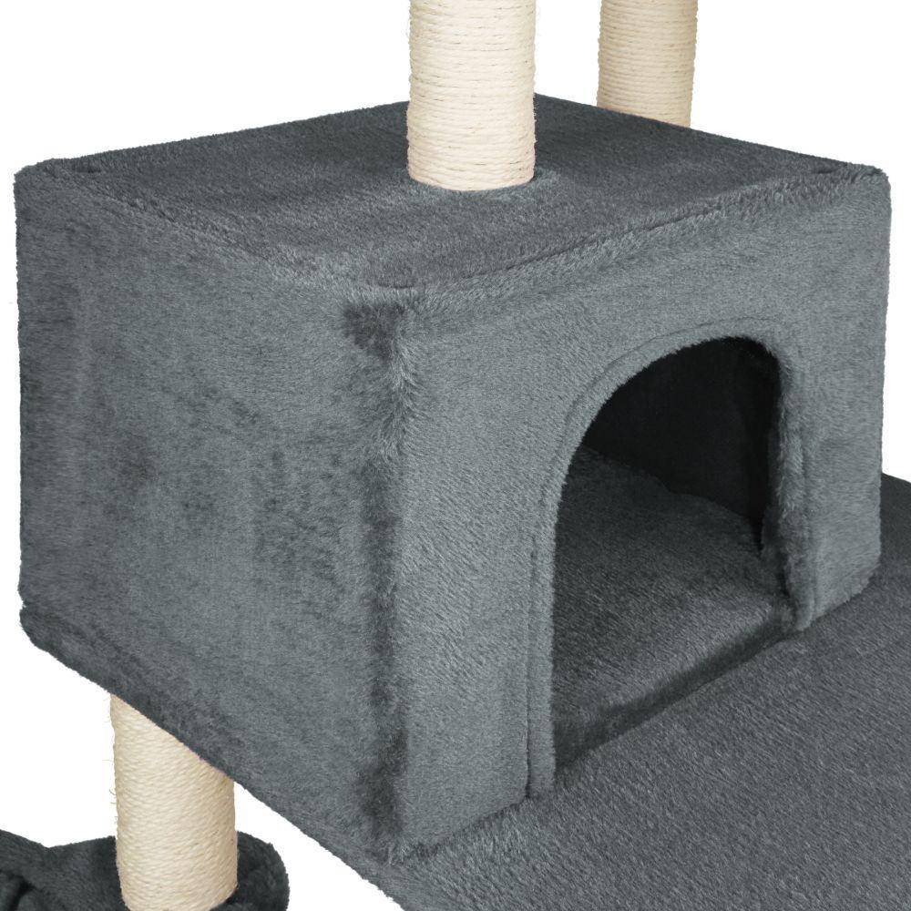 Arbre à chat 165 cm gris foncé - Image 8