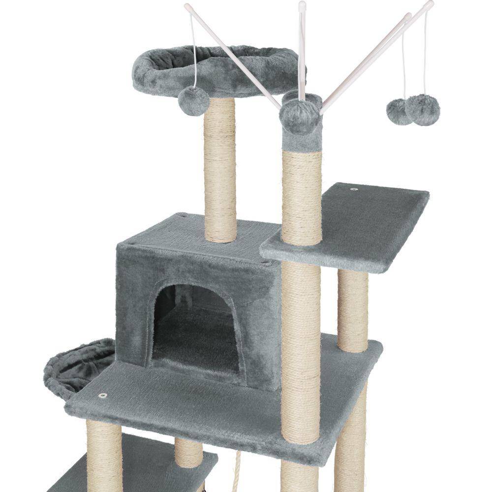 Arbre à chat 165 cm gris foncé - Image 6