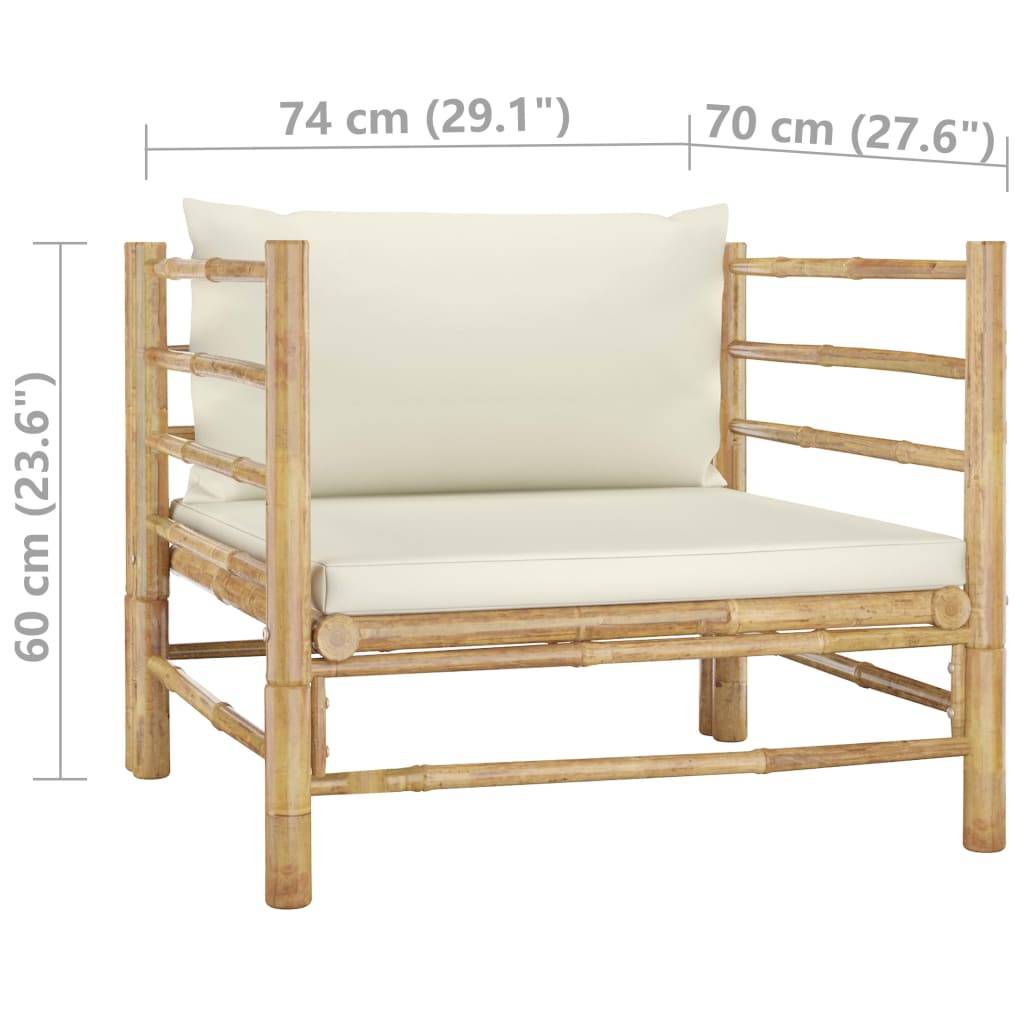 Prolenta Premium - Banc de jardin Blanc 70 X 74 cm - Prolenta Premium - Image 6