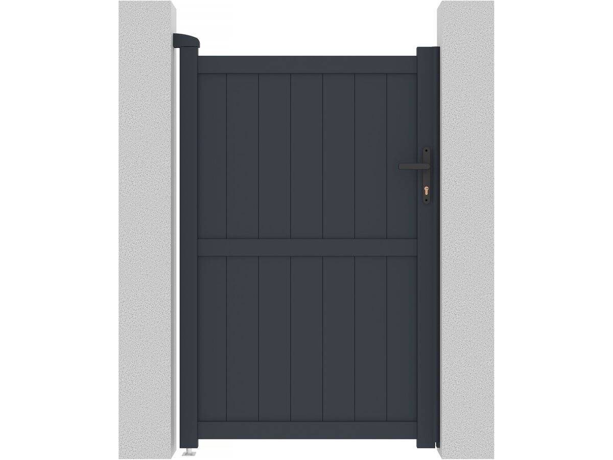 Habitat Et Jardin - Portillon Aluminium "maurice" - 101.2 X 155.9 Cm - Gris -habitat Et Jardin - Image 1