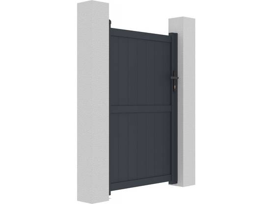Habitat Et Jardin - Portillon Aluminium "maurice" - 101.2 X 155.9 Cm - Gris -habitat Et Jardin - Image 4