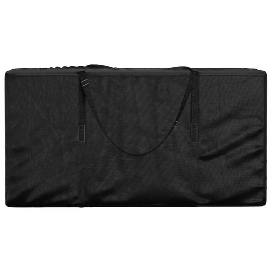 Sac de rangement pour coussins de jardin polyéthylène noir 150 x 75 x 75 cm - PANGIVO - Image 2