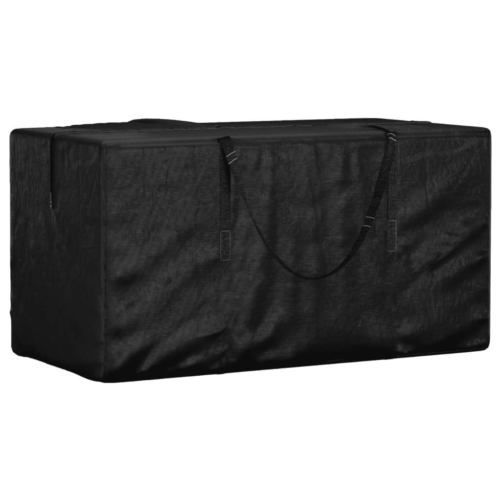 PANGIVO - Sac de rangement pour coussins de jardin polyéthylène noir 150 x 75 x 75 cm - PANGIVO