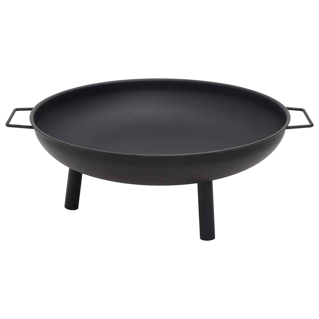ComfortXL - Brasero Foyer Extérieur en Acier avec Poignées pour Jardin Terrasse 67.5 cm Noir – ComfortXL Outdoor Living - Image 1