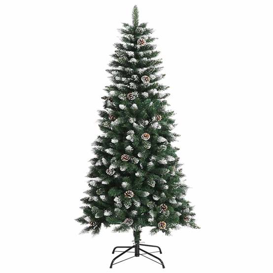 Sapin de Noël | Arbre de Noël artificiel Vert 120 cm PVC, plastique et acier Maison Chic - Image 7