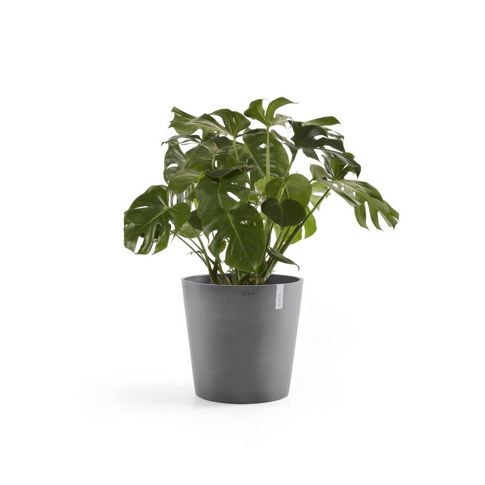 Ecopots - Pot Rond Amsterdam 50 Gris - Ø 50 x H. 43,8 cm - 62 L ECOPOTS - Image 2