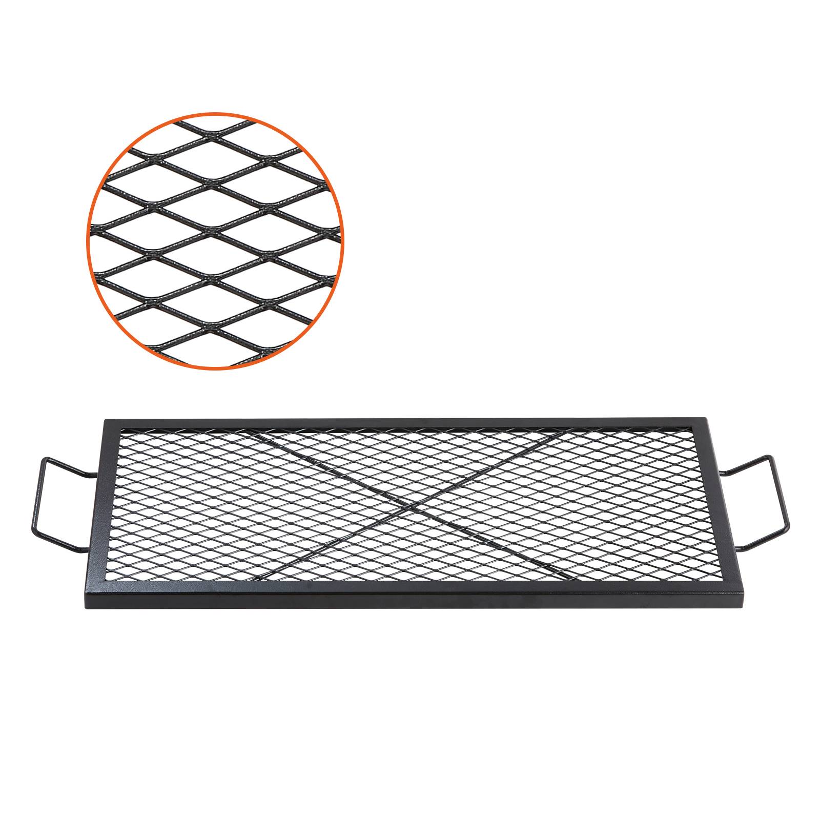 Vevor - VEVOR Grille de Cuisson Grille de Barbecue Rectangulaire 81 cm pour Camping - Image 1