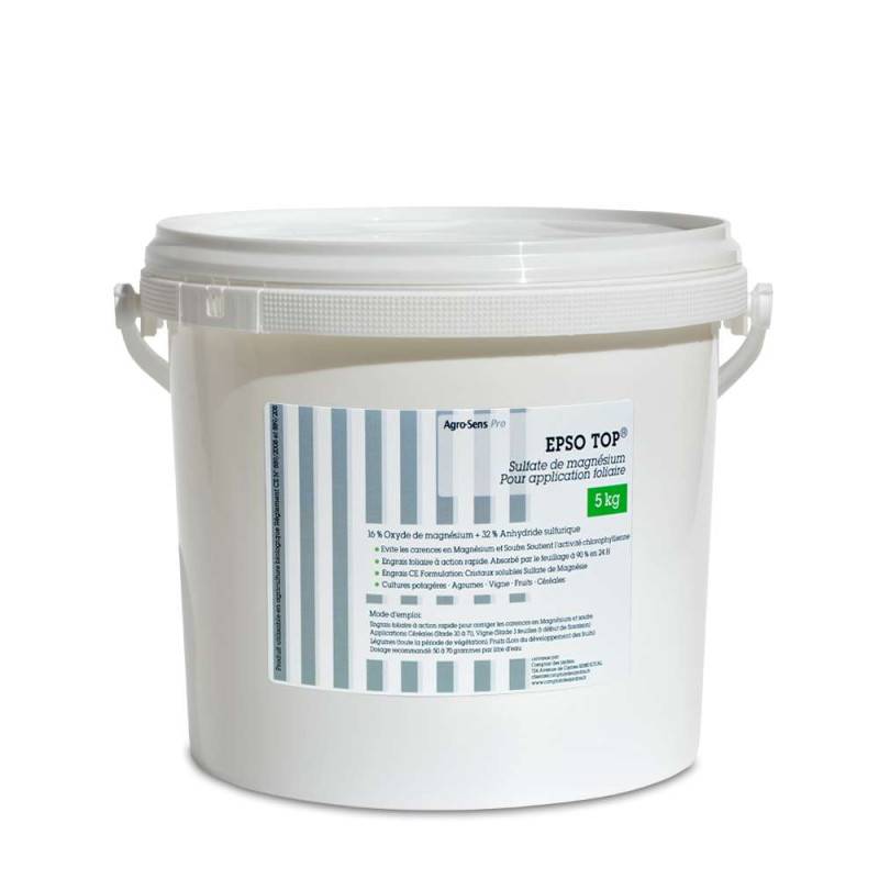 Epso Top®, engrais foliaire riche en Magnésium. Sel d'Epsom 5 kg - Image 1