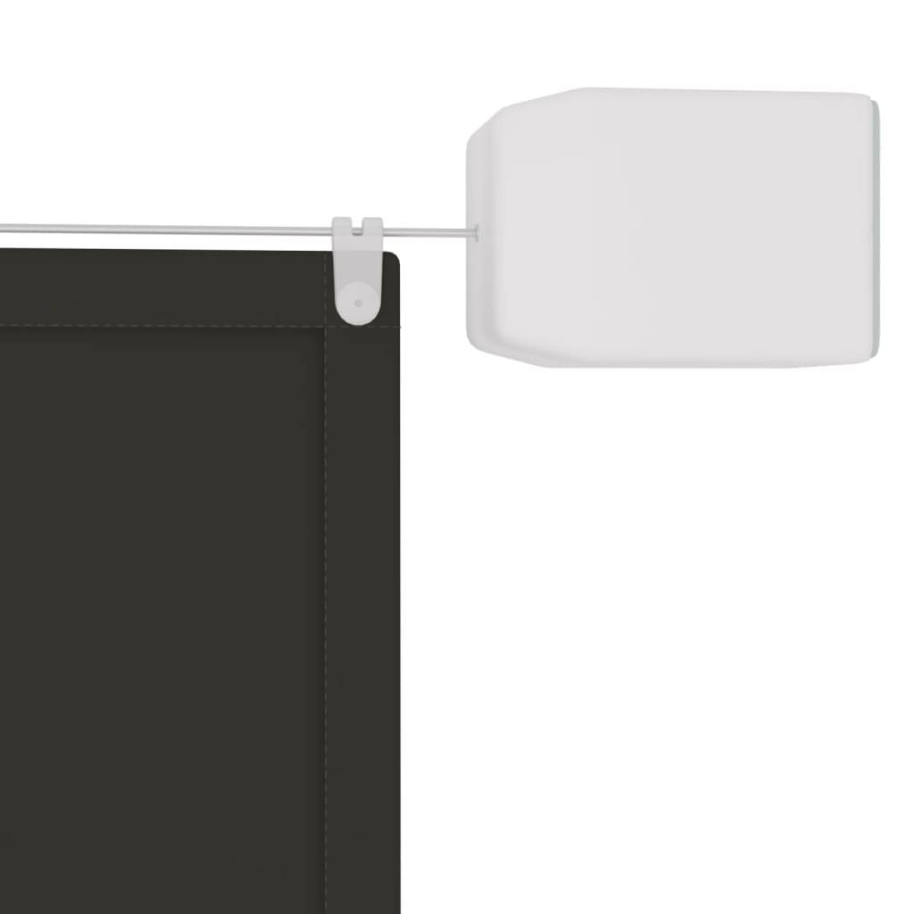 Helloshop26 - Auvent vertical 100x420 cm tissu oxford anthracite - Image 3