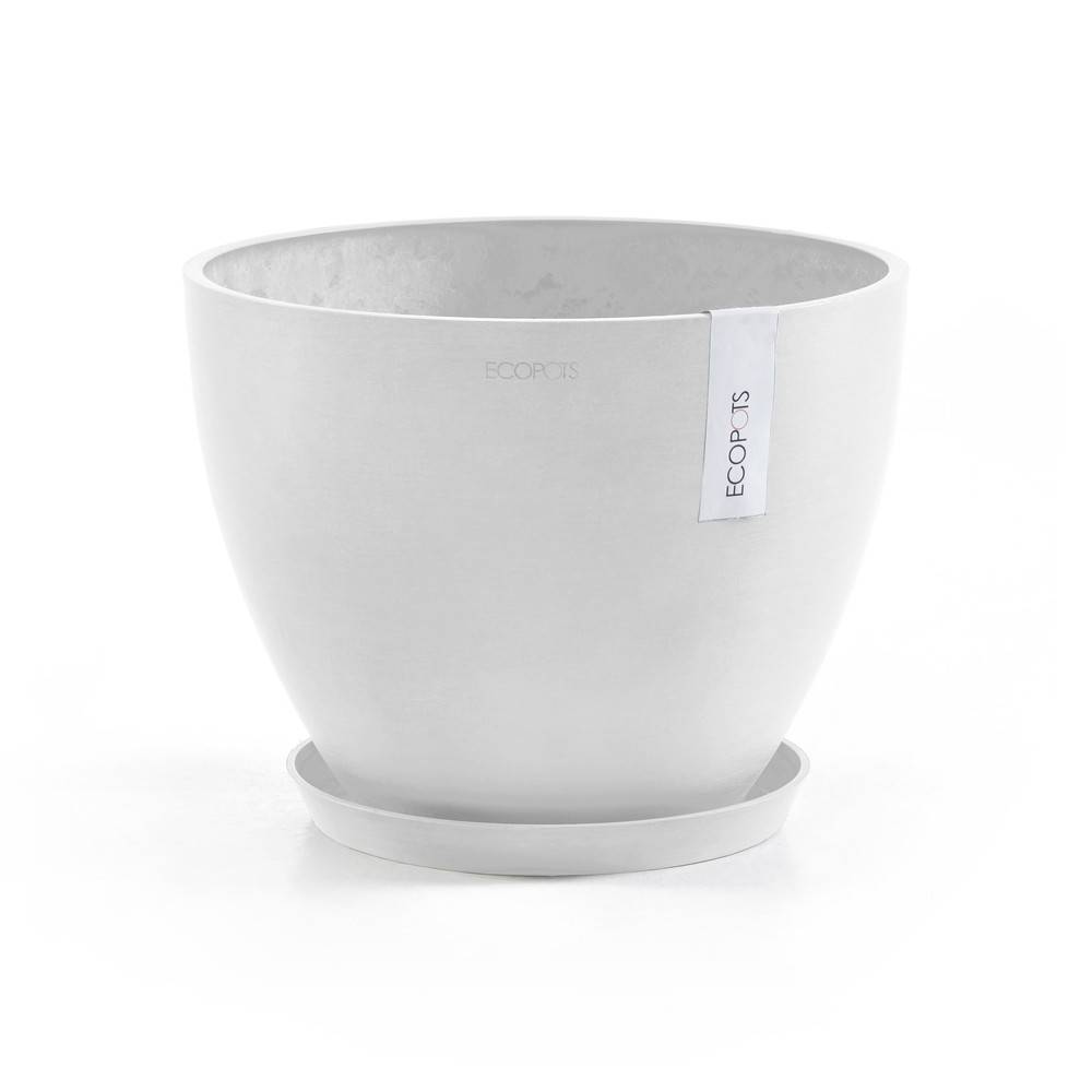 Ecopots - Pot Antwerp 30 Pure White ECOPOTS - Image 1