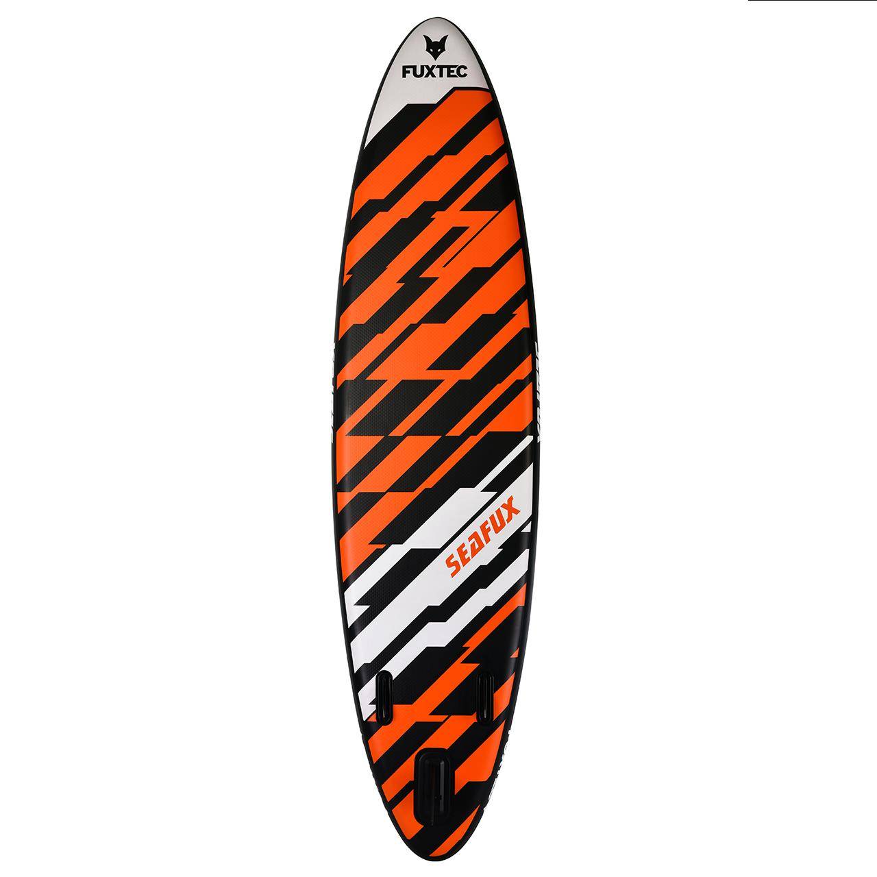 Planche Stand Up Board gonflable FUXTEC 320 x 81 x 15 cm - orange blanc noir - Sea Cruiser - Image 3