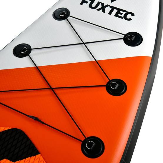 Planche Stand Up Board gonflable FUXTEC 320 x 81 x 15 cm - orange blanc noir - Sea Cruiser - Image 5