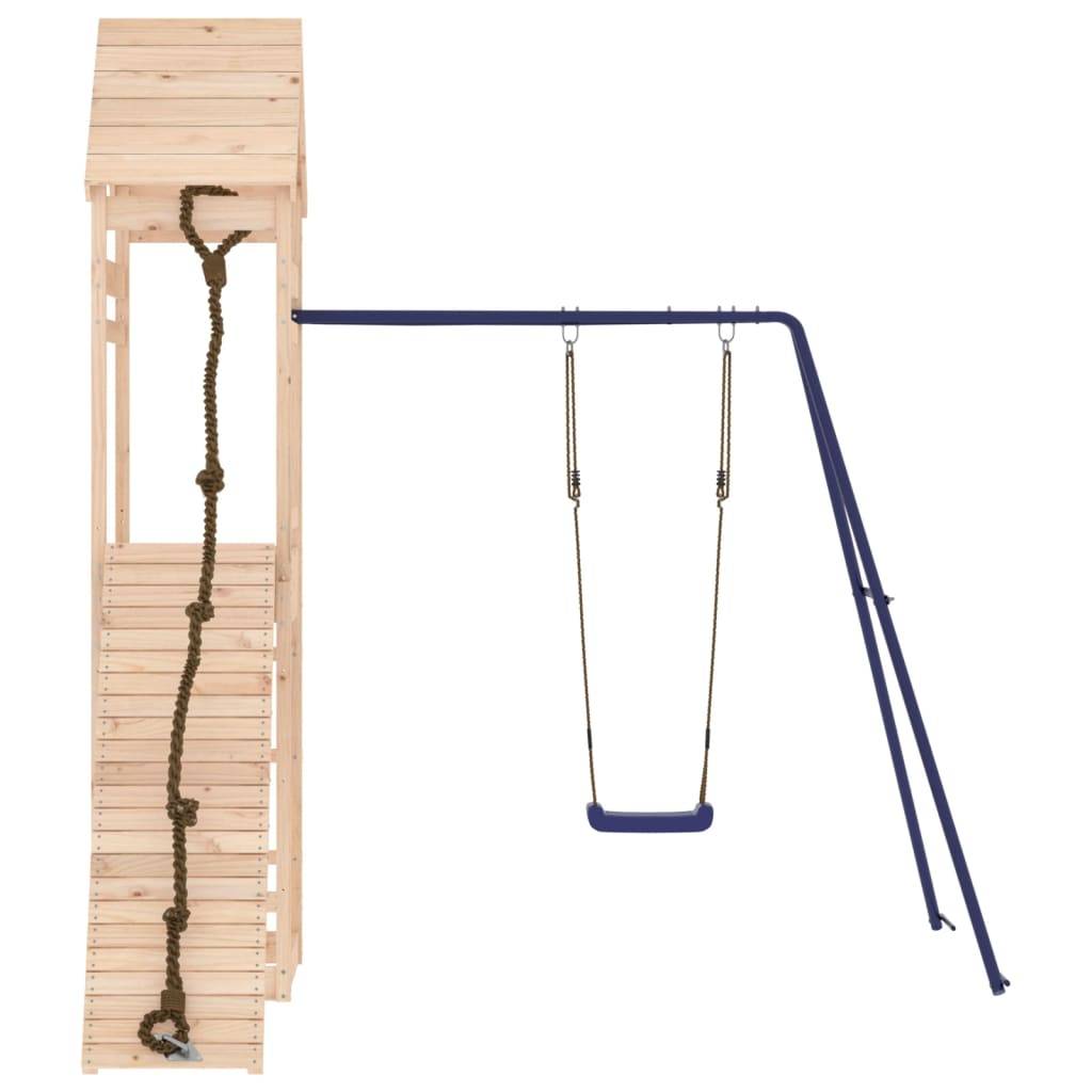 Helloshop26 - Aire de jeux d'extérieur escalade portiques robuste jeux jardin 245 x 257 x 264 cm bois de pin massif - Image 3
