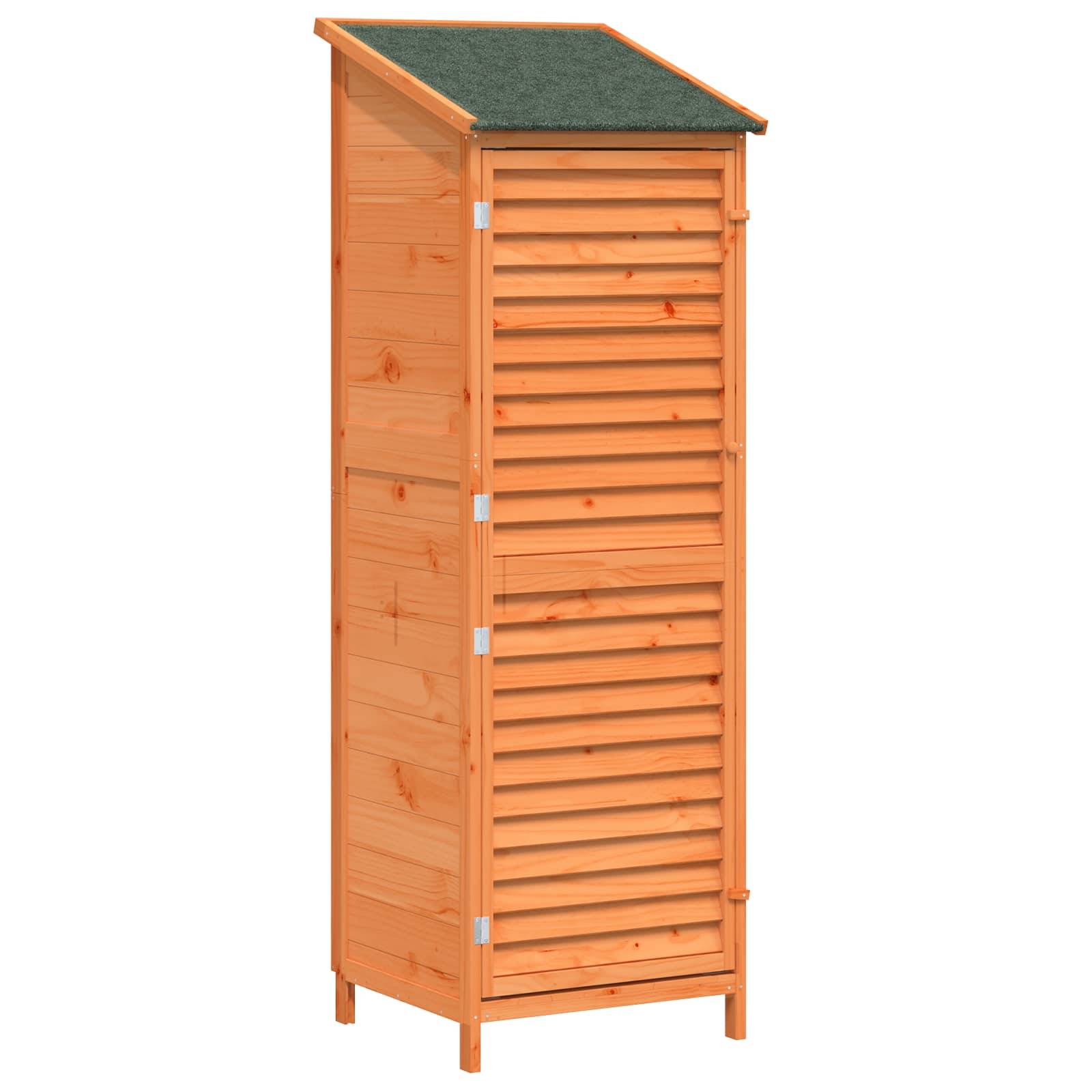 Vidaxl - Abri de jardin Marron 59,5 x 56 x 176,5 cm Bois de Sapin Massif vidaXL 42033463 - Image 2