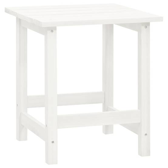 ComfortXL - Fauteuil de Jardin Adirondack Bois de Sapin avec Table d'Appoint Blanc – ComfortXL Outdoor Living - Image 8