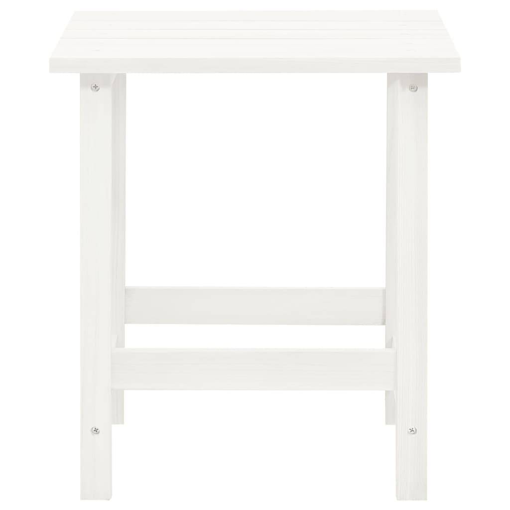 ComfortXL - Fauteuil de Jardin Adirondack Bois de Sapin avec Table d'Appoint Blanc – ComfortXL Outdoor Living - Image 9