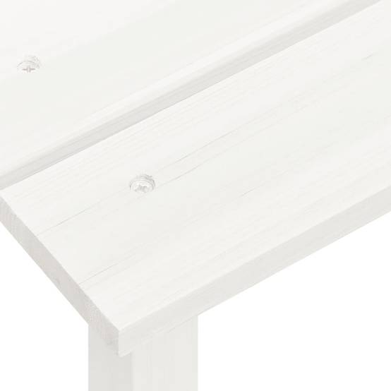 ComfortXL - Fauteuil de Jardin Adirondack Bois de Sapin avec Table d'Appoint Blanc – ComfortXL Outdoor Living - Image 10