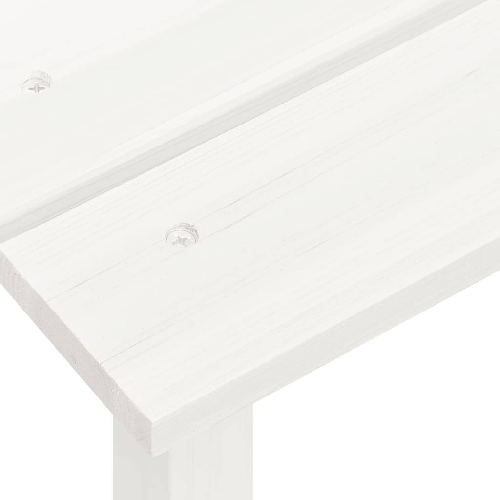 ComfortXL - Fauteuil de Jardin Adirondack Bois de Sapin avec Table d'Appoint Blanc – ComfortXL Outdoor Living - Image 10