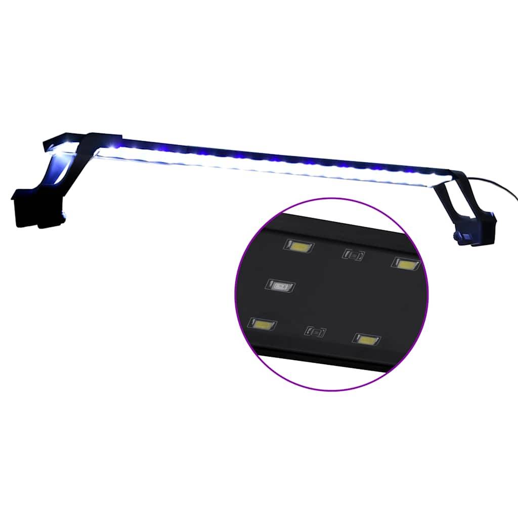 Lampe LED à Pinces pour Aquarium Design Fin Lumière Bleue et Blanche 75-90 cm - ComfortXL Outdoor Living - Image 2