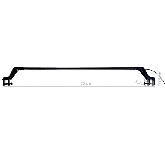 Lampe LED à Pinces pour Aquarium Design Fin Lumière Bleue et Blanche 75-90 cm - ComfortXL Outdoor Living - Image 10