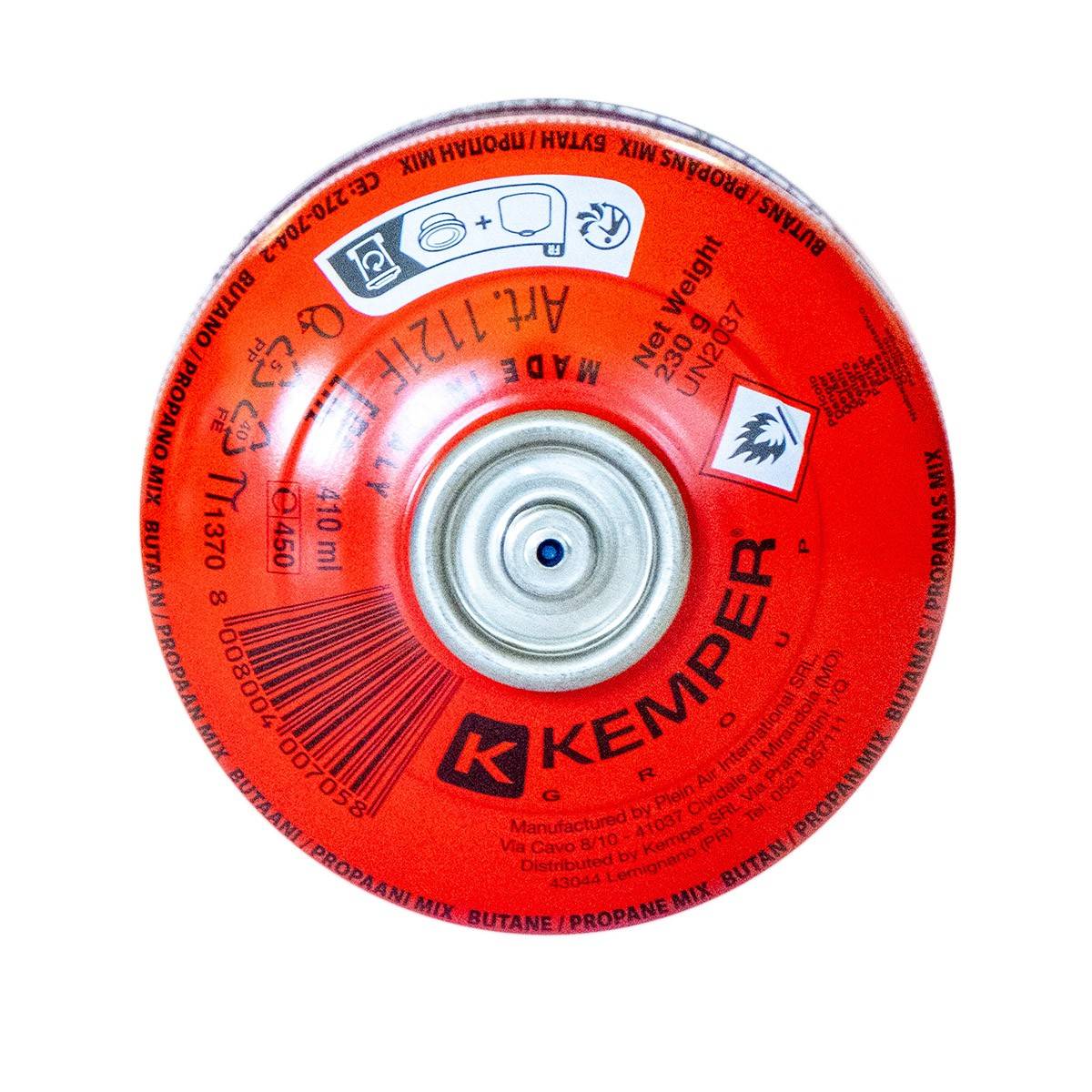Cartouche de gaz 230g Propane/Butane 7/16 Réchaud camping Résistant basses températures EN417 KEMPER - Image 3