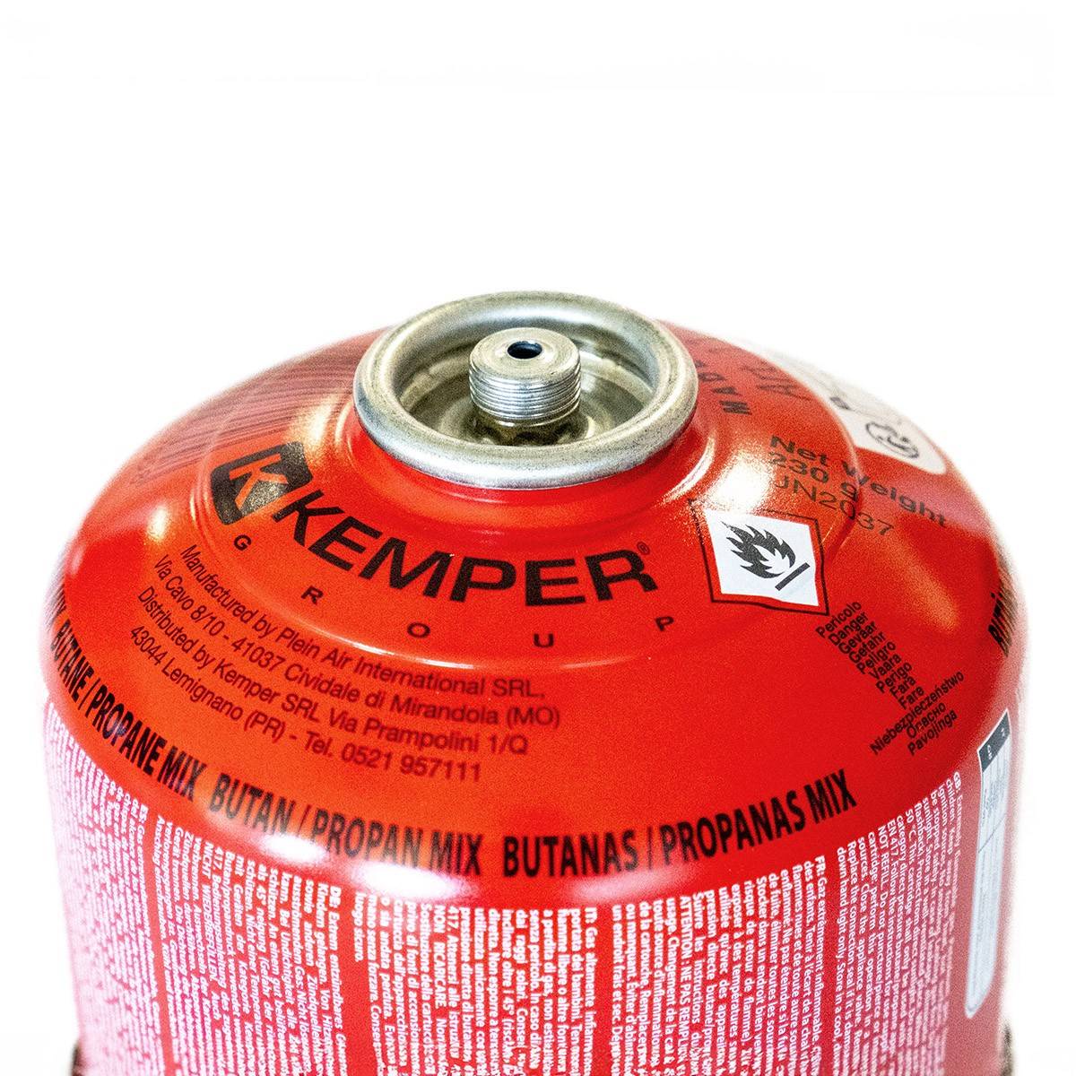 Cartouche de gaz 230g Propane/Butane 7/16 Réchaud camping Résistant basses températures EN417 KEMPER - Image 4