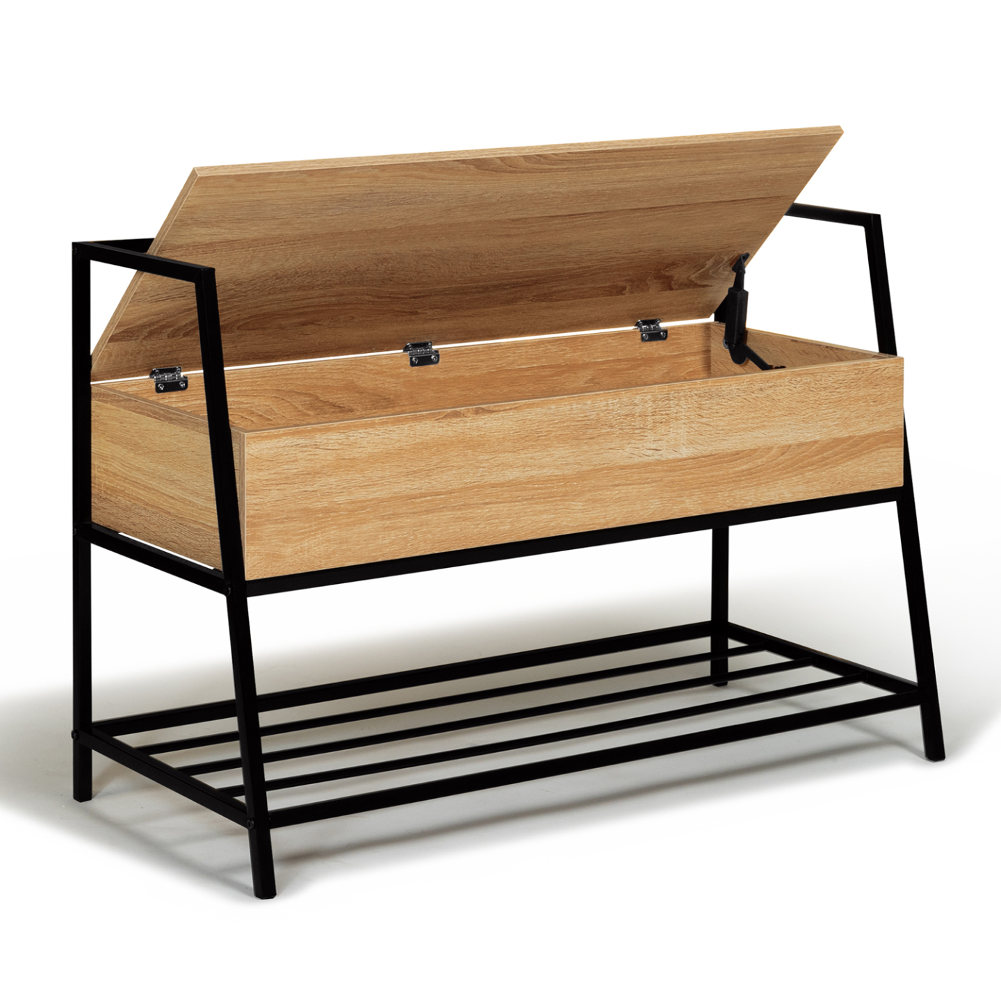 Banc d'entrée chaussures TIM design industriel - Gamm vert