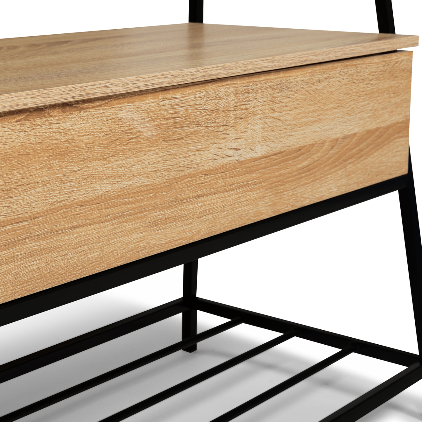 Banc d'entrée chaussures TIM design industriel - Gamm vert
