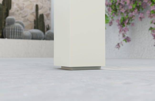Pergola Bioclimatique Adossée Motorisée Aluminium 4x3 Blanc  O ORIAL France - Image 2