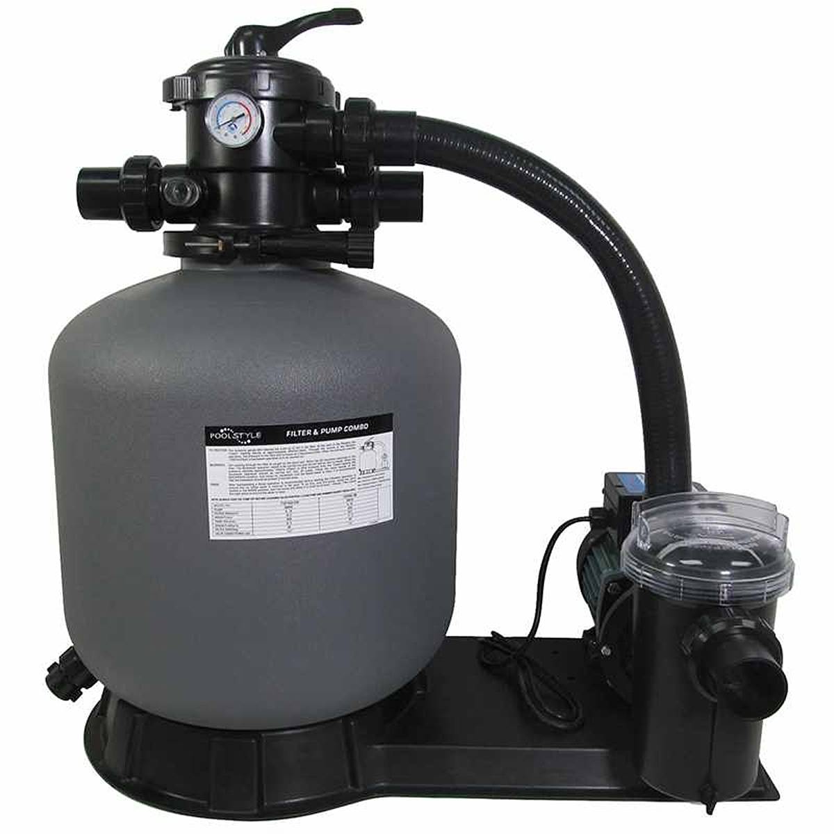 Groupe de filtration 11m3/h avec pompe et filtre à sable 88031811 Poolstyle - Image 1