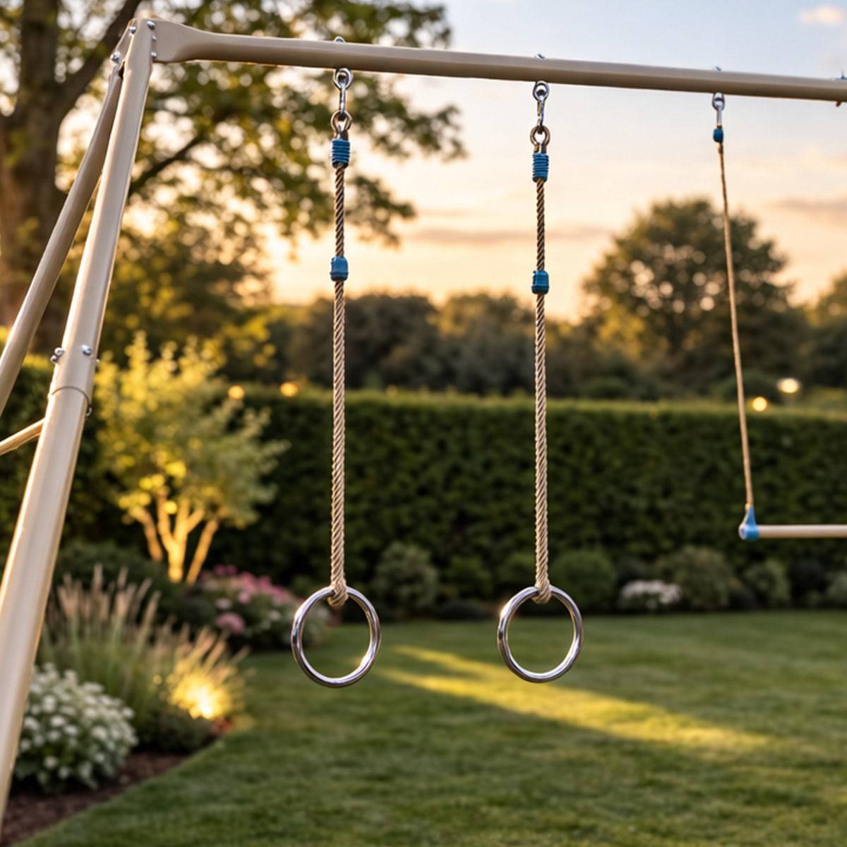 Jeux d'anneaux métal pour portique 3,00 / 3,50m 420 Trigano Jardin - Image 2