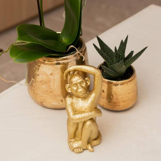 Cache-pot cuivré - Ø9cm- La Green Touch - Image 3