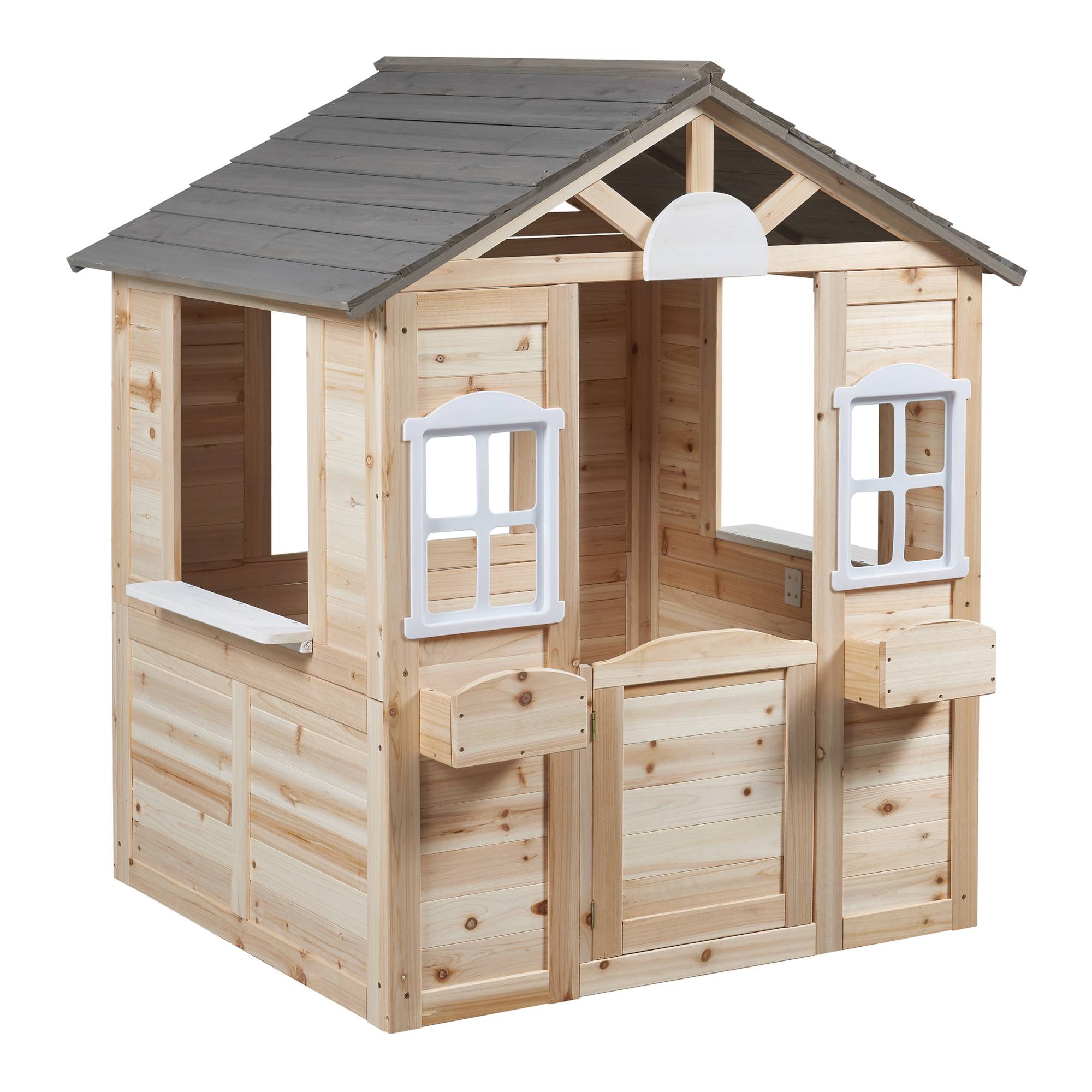 Casa.Pro - Cabane de jardin Acciano pour enfants 131 x 113 x 97 cm sapin casa.pro - Image 1